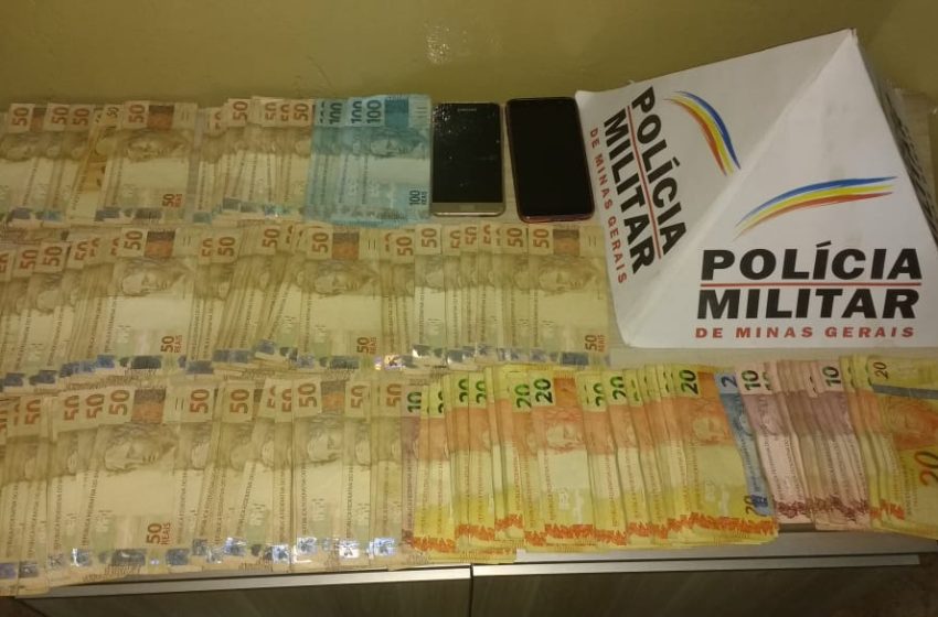  Homem é preso com quase R$10 mil no bolso