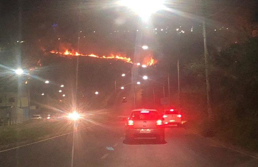  Quatro hectares queimados no Parque do Cristo