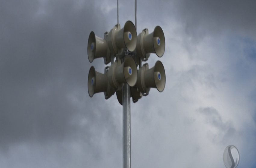  Torres com sirenes atingiram eficiência do som em zona rural