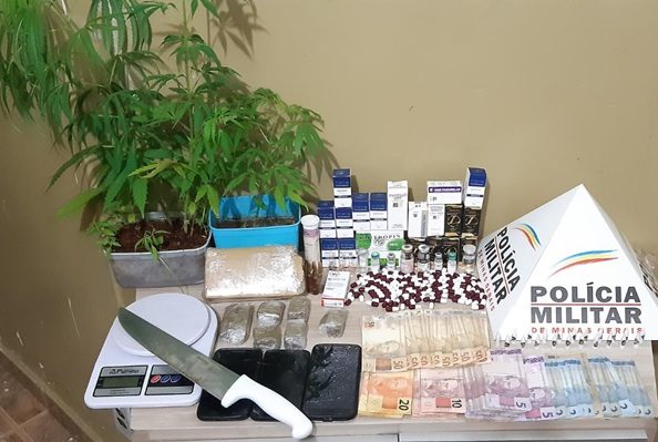  Homem é preso por tráfico de drogas, materiais estavam armazenados em hotel