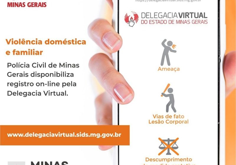  Delegacia Virtual tem opção de registro de violência doméstica e familiar