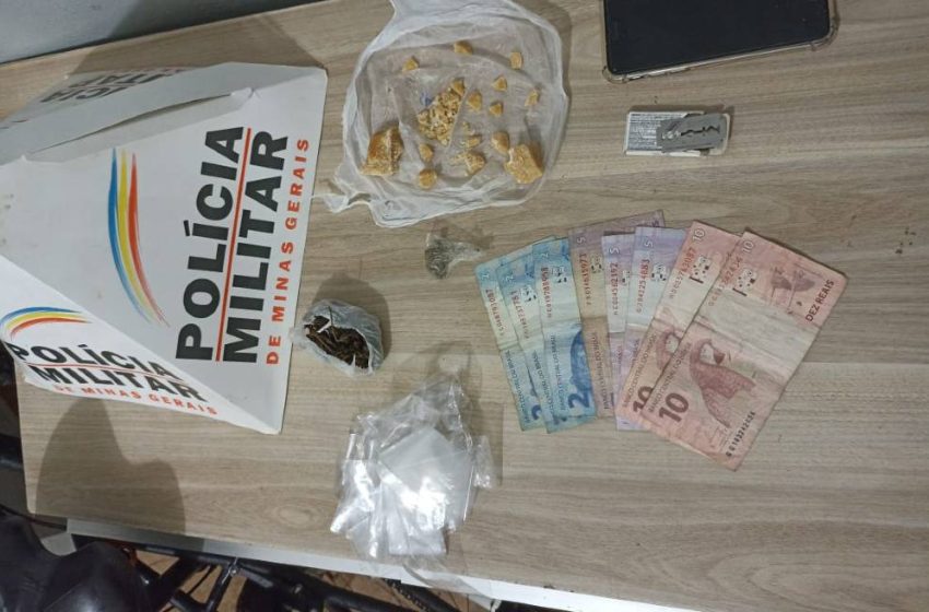  Polícia Militar registra ocorrência por tráfico de drogas no bairro Santo Antônio