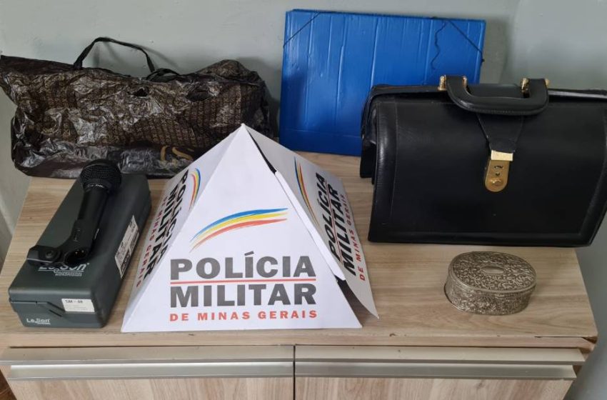  Homem de 47 anos é preso com materiais furtados em Araxá