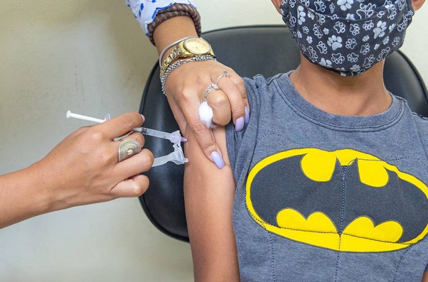  Covid: Crianças entre 5 e 11 anos serão vacinadas, conforme agendamento, na quarta